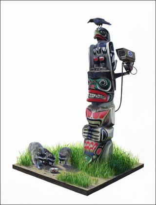 Illustration for article titled Josh Keyes: A Juxtaposition Of Car And Nature